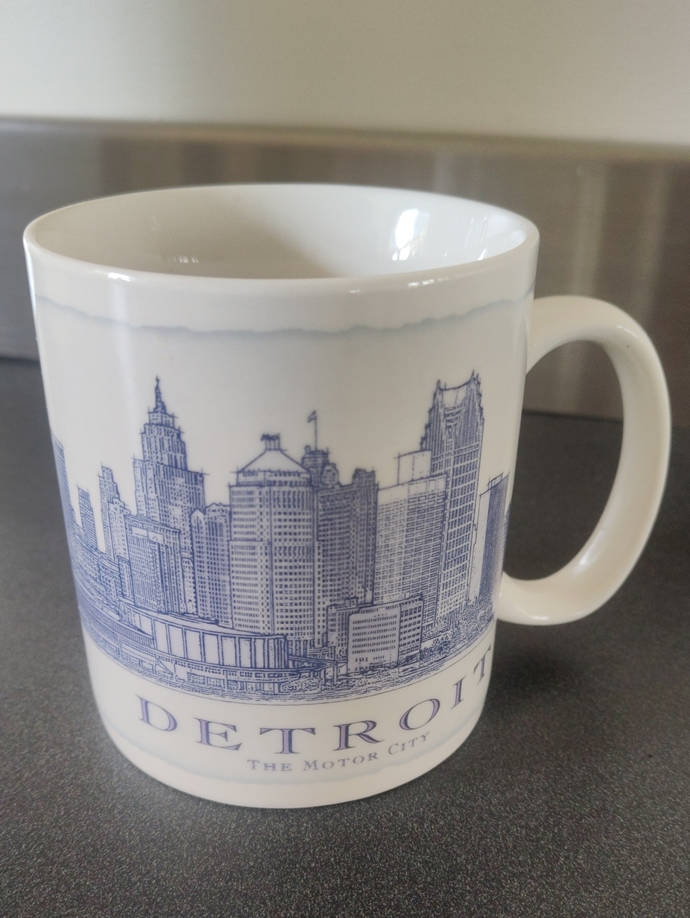 Starbucks Detroit Skyline Ceramic Coffee Mug - Collectible